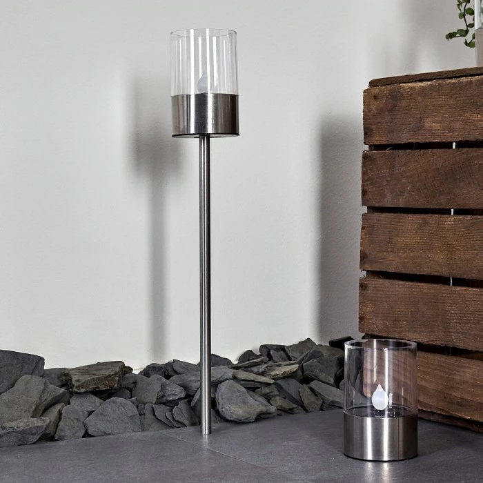 Hofstein Wroclaw 20er Set Solarleuchte LED Silber, 1-flammig 8 Hofstein Wroclaw 20er Set Solarleuchte LED Silber, 1-flammig – Bild 6