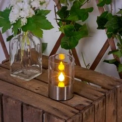 Hofstein Wroclaw Solarleuchte LED Silber, 1-flammig -Günstiges Solarleuchten Geschäft wroclaw solarleuchte h3371367 6