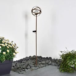 Hofstein Yonkers Solarleuchte LED Rostfarben, 1-flammig -Günstiges Solarleuchten Geschäft yonkers solarleuchte h3332047 15