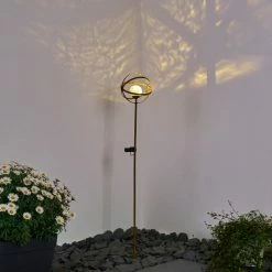 Hofstein Yonkers Solarleuchte LED Rostfarben, 1-flammig -Günstiges Solarleuchten Geschäft yonkers solarleuchte h3332047 9