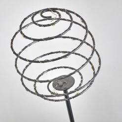 Hofstein Zermatt Solar-Wegeleuchte LED Silber, 28-flammig -Günstiges Solarleuchten Geschäft zermatt solar wegeleuchte h3332184 13