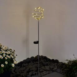 Hofstein Zermatt Solar-Wegeleuchte LED Silber, 28-flammig -Günstiges Solarleuchten Geschäft zermatt solar wegeleuchte h3332184 2